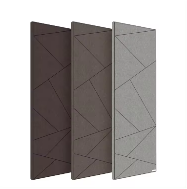 Acoustic Wall Decoration Fabric  Resin/MDF/Aluminium Frame Wrapped Wall Panel Fiberglass Treatment Acoustic Panels for Cinema