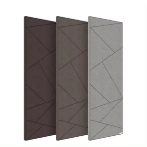 Acoustic Wall Decoration Fabric  Resin/MDF/Aluminium Frame Wrapped Wall Panel Fiberglass Treatment Acoustic Panels for Cinema