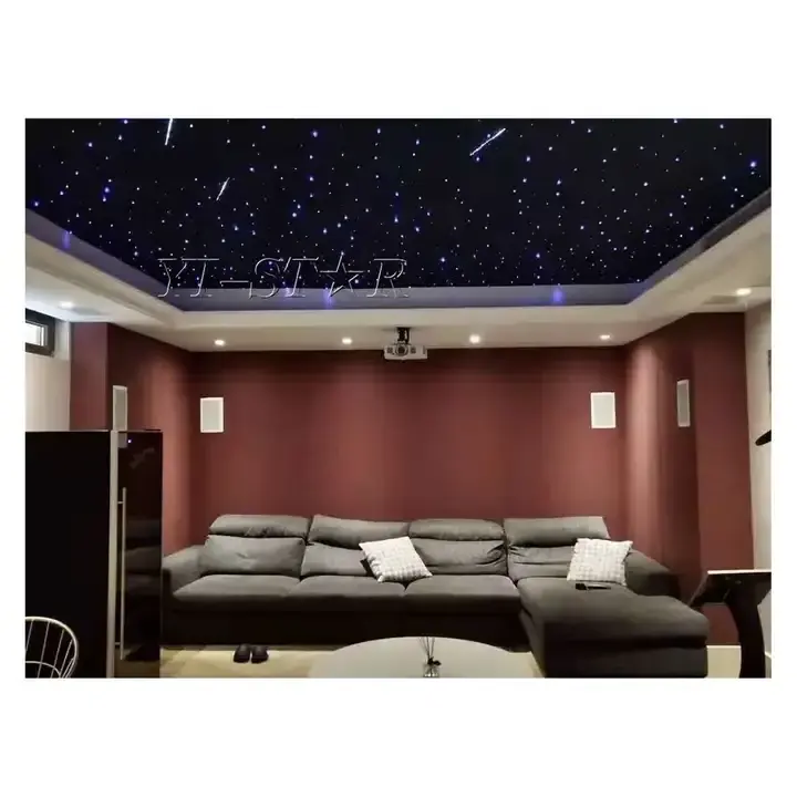 16W Meteor RGBW LED Fiber Optic Star Ceiling Light Starlight Headliner Shooting Star Kit For Car / Home Theater