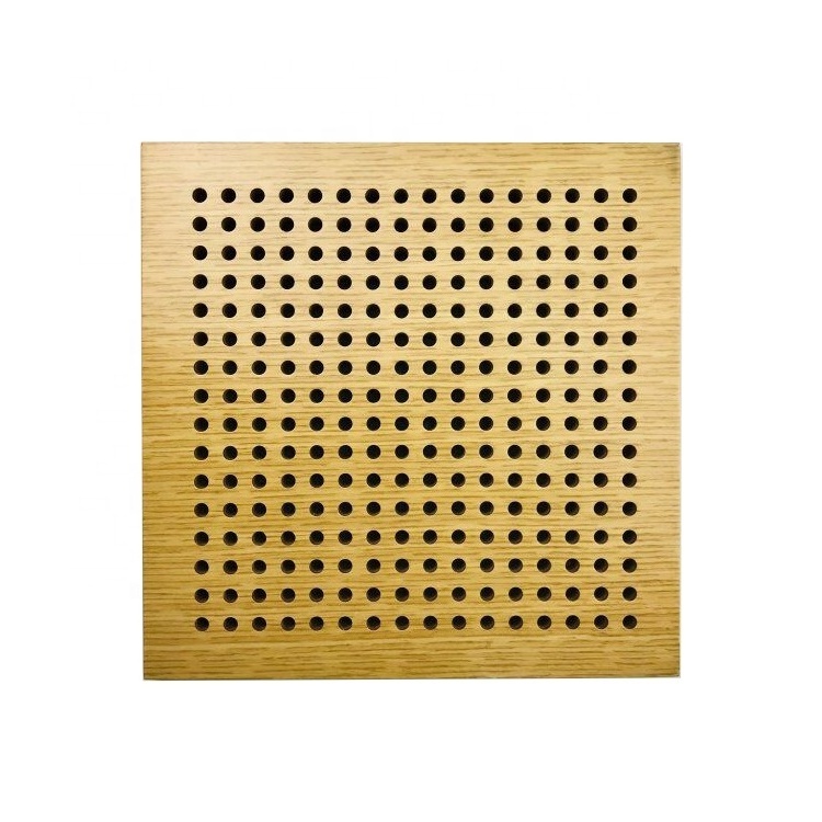 GoodSound 3d Model Design Auditorium Hall Decoration Wall Ceiling Perforated Plate Wood Acoustic Wooden Acoustic Panels