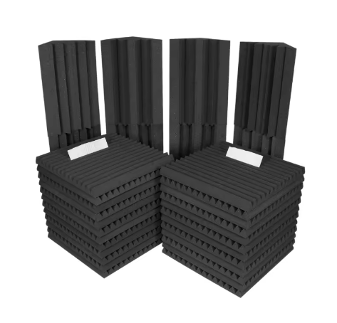 acoustic foam bass trap wall wedges sound-absorbing wholesale sound proof panels soundproof acoustic foam