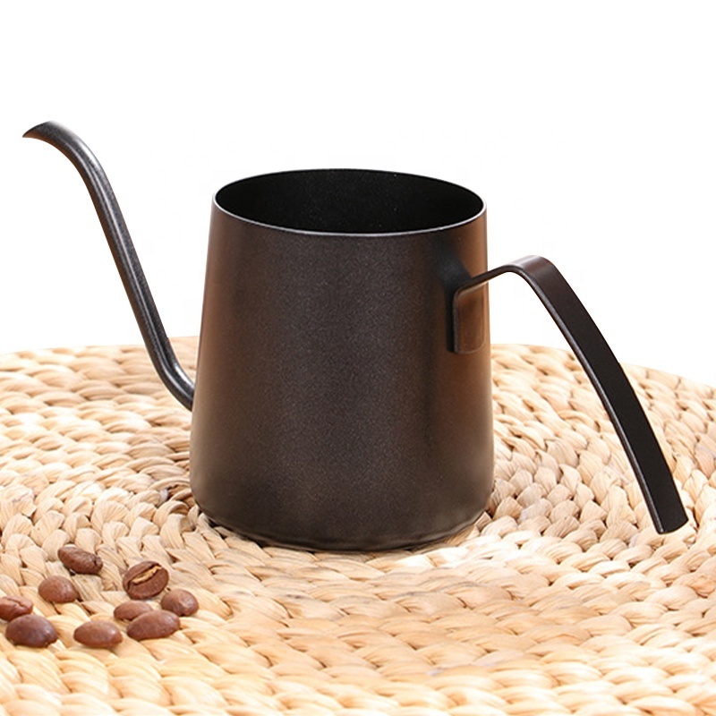 Long Narrow Spout Coffee Pot Kettle For Drip Coffee, Stainless Steel Durable Coated Hanging Ear Coffee Pot Tea Pot