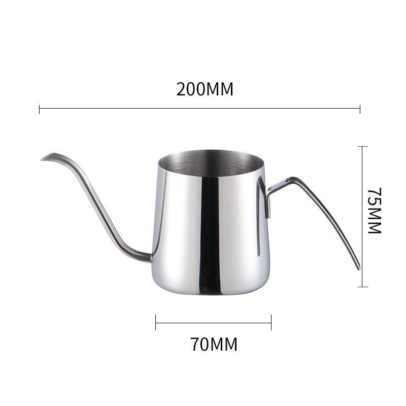 Long Narrow Spout Coffee Pot Kettle For Drip Coffee, Stainless Steel Durable Coated Hanging Ear Coffee Pot Tea Pot