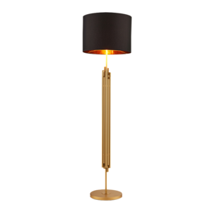 Modern luxury lights decoration Stainless steel lacquered cloth gold floor lamp standing modern for living room