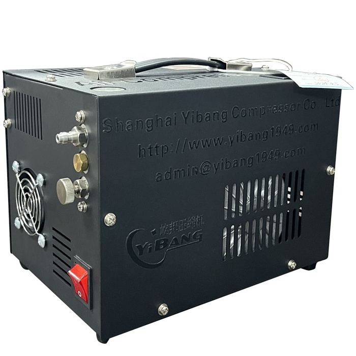 Yibang 250w PCP air compressor  300 bar 4500 Psi 12v or 220v 50hz  7L/min with 500cc 22 minutes from o to 30 mpa