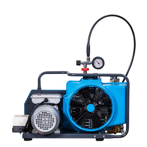 Yibang portable Air breathing Compressor 2.2KW 3hp 100L/Min 300bar 4500 psi 300 bar 380V 50HZ compression 3 stages diving pump