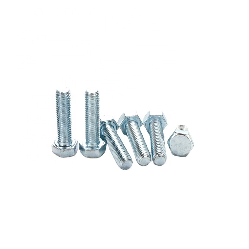 Customization High Tensile  White Yellow M3 M6 M9 M11 Hex Head bolt