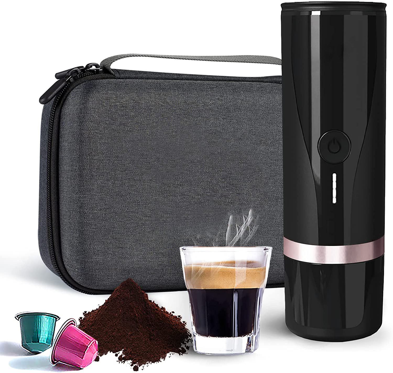 High Quality Portable USB Coffee Maker Aluminum 2-in-1 Home Multi-functional Machine 5V 6W for Hotels and Cars OEM Plug