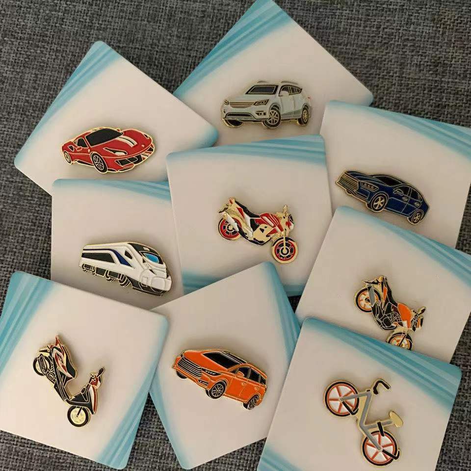 FAIRY Promotion Custom Soft Enamel Pins Customs Soft Hard Enamel Pins for Caps Clothes Zinc Alloy Casting Europe Car YIBAO