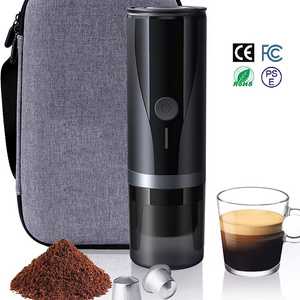 Portable Mini Coffee Maker One Button Operation Extraction Coffee 2 in 1 Usb Aluminum OEM 90 Single Serve Machine K Cup 5v 90w