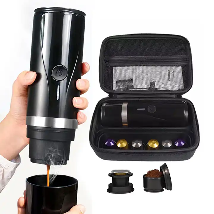 Portable Coffee Maker Portable Pod Coffee Maker Mini Automatic Espresso Handpress Pod Portable Coffee Machine