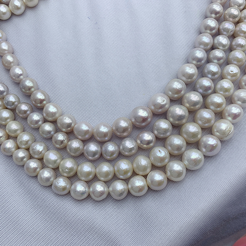 Natural white Freshwater Wholesale big size pearl 12-16mm Edison Pearl necklace Jewelry