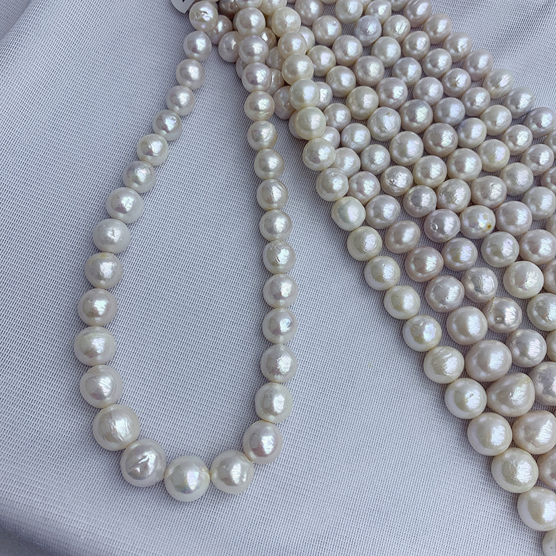 Natural white Freshwater Wholesale big size pearl 12-16mm Edison Pearl necklace Jewelry