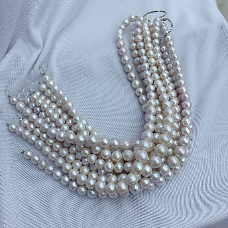 Natural white Freshwater Wholesale big size pearl 12-16mm Edison Pearl necklace Jewelry