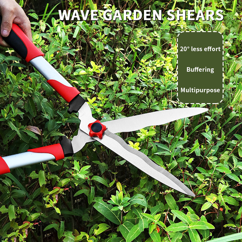 Popular SK5 alloy steel curved blade rubber non-slip handle hedge shear tree branches hedge shear vigorously