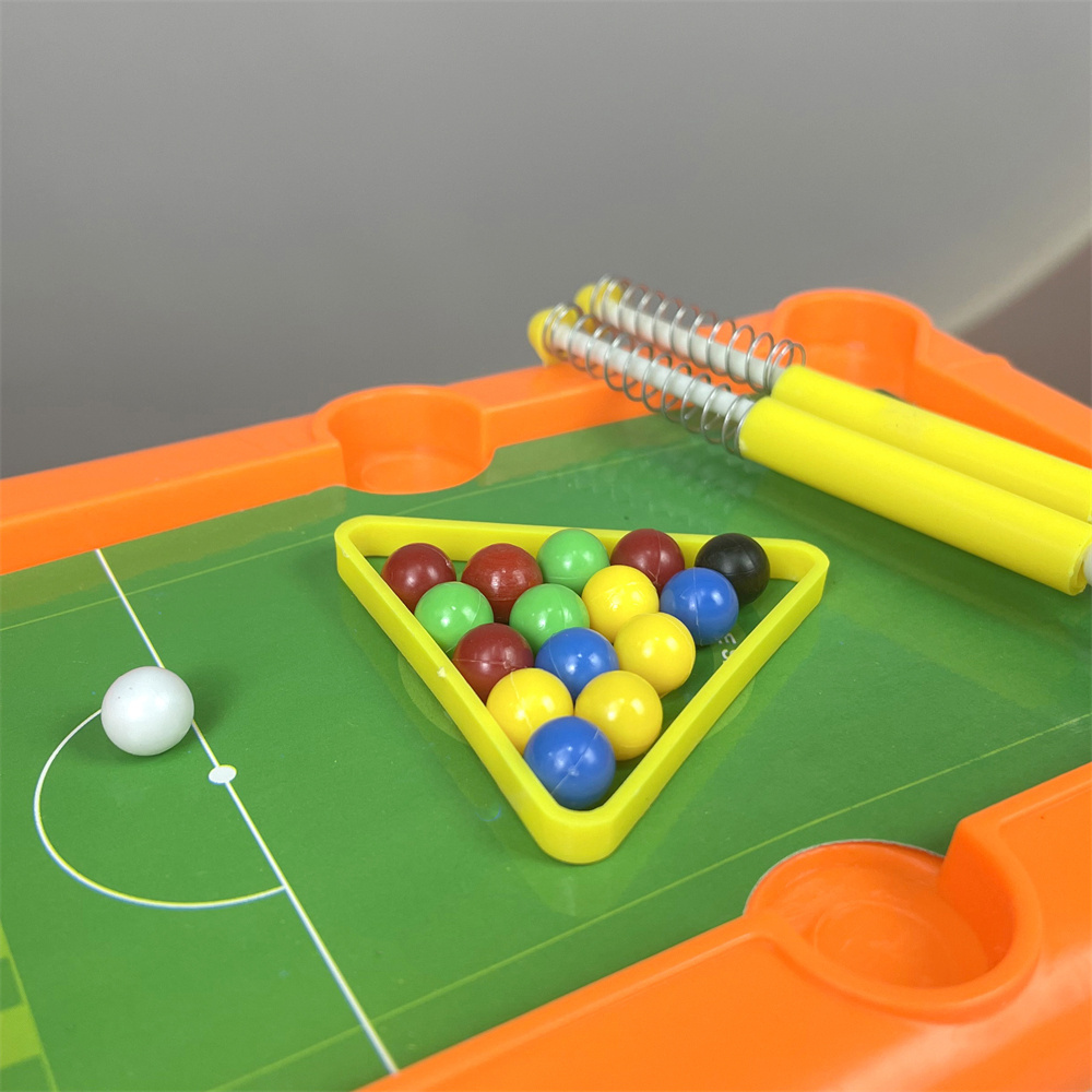 Portable Kids Indoor Interactive Board Sports Games Funny Desktop Billiard Set Mini Pool Table Toy