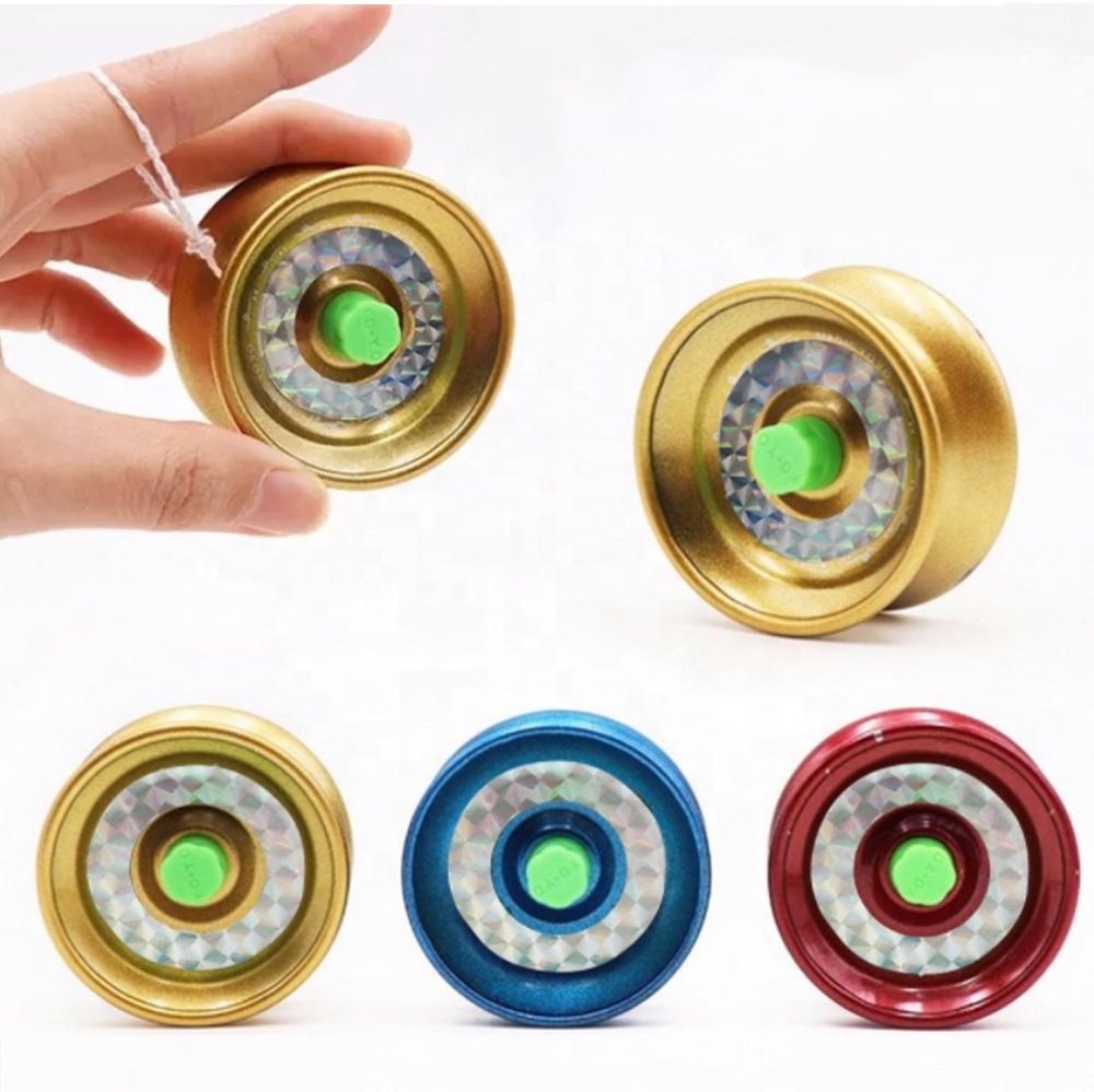 Creative classic funny Game Top Professional Responsive Spin Alloy finger yo yo ball Toy retractable Super metal yoyo