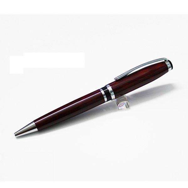 RCGS-034 Hot Sale Baoer Metal Custom Logo Red Black Pen Classic Elegance Roller Ball Point Ballpoint Pen Set With Box