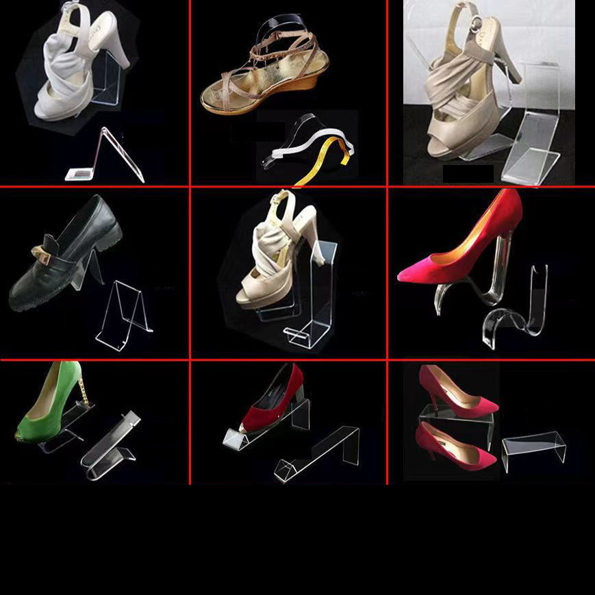 Customized shoe rack Transparent display stand Bracket Acrylic display stand Shoe store display