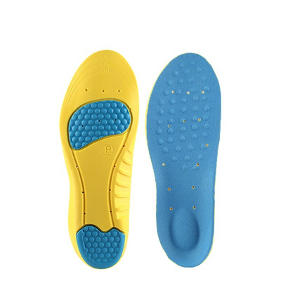 Super Comfortable Sports Insoles Shock Absorption Inserts Plantar Fasciitis Orthotic Heel Pain Relief PU Form Memory Foam Insert