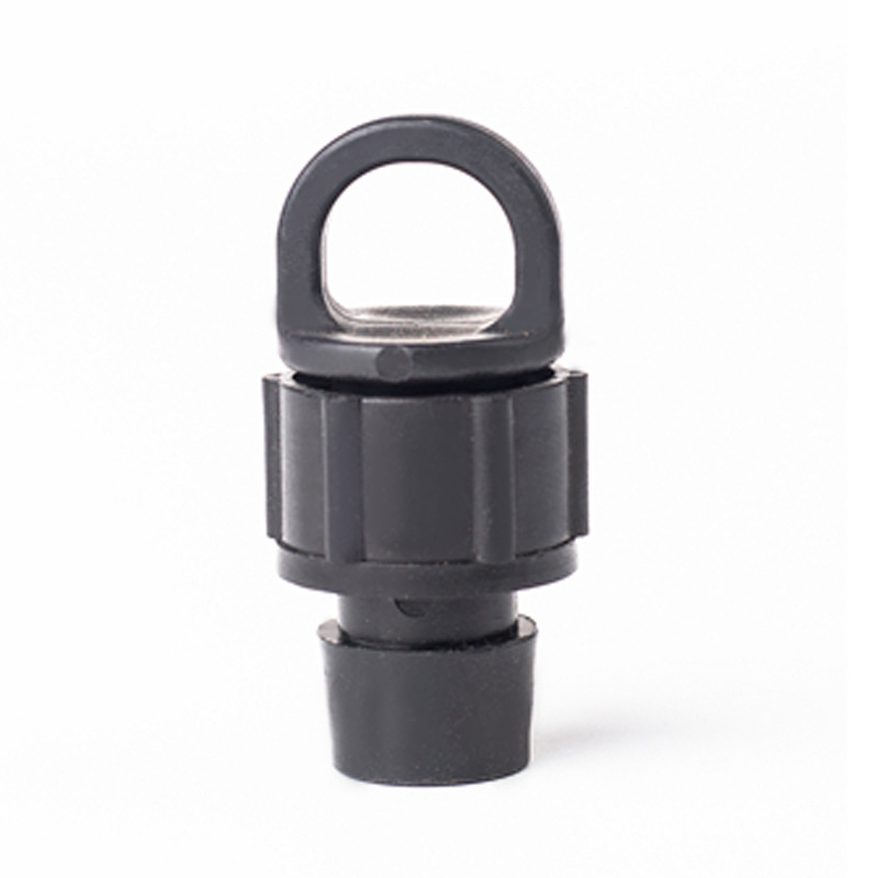 16mm drip irrigation fittings drip tape end caps plastic pull ring plug plastic pipe end caps