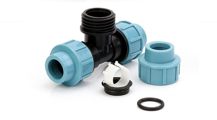 Farm 1 2 Irrigation Valve Plastic Drip Irrigation System HDPE Pipe PP Compression Fittings