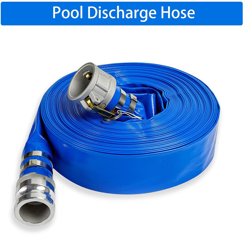 14 inch discharge water irrigation pe pvc fiber hose layflat 3 4 inch 4 inch flexible pvc suction hose pipe