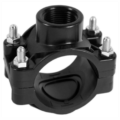 Agricultural Irrigation 1 2 3 inch HDPE POLY PIPE Fitting PVC Saddle Clamp 50mm BestSuppliers
