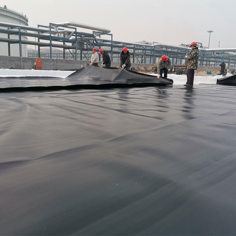 Waterproof membrane 45 60 mil pond liner 30x30 tarpaulin water tank 0.5mm 0.75mm hdpe geomembrane fish farm pond liner