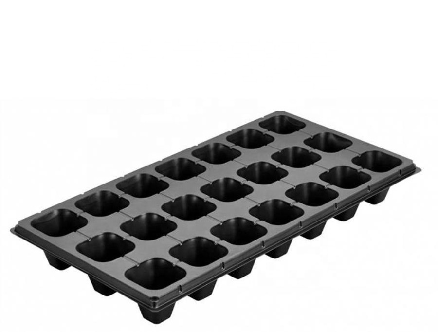 wholesale garden 60x30 tomato rice nursery seedlings tray plastic 128 holes rack round 150 200 cell seedling starter tray