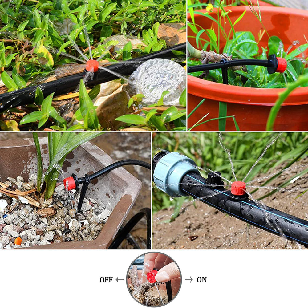 Adjustable dripper automatic indoor drip irrigation system for pots drip water device 8 hole irrigation dropper