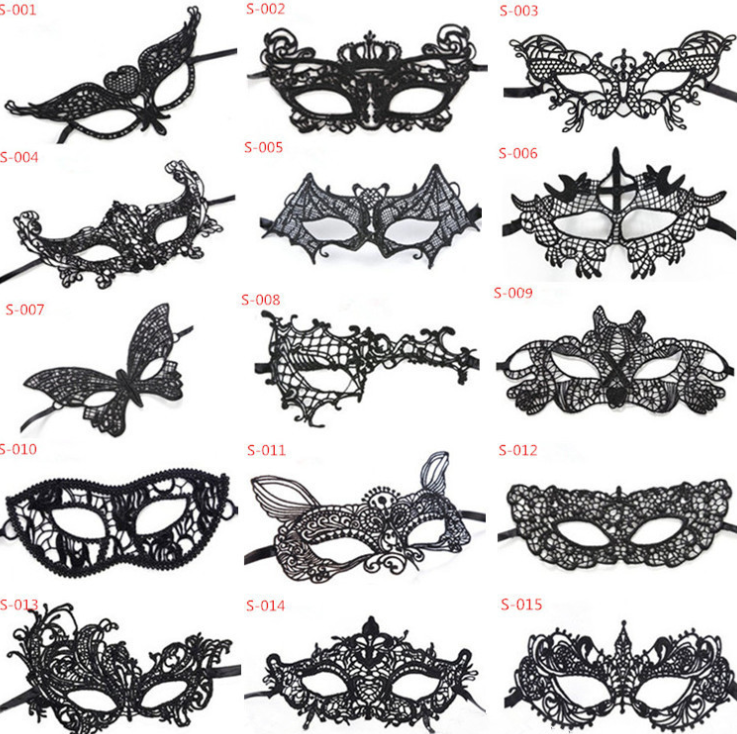 Women Man Lace Eye Party Masks For Masquerade Venetian Carnival Prom Party Masks