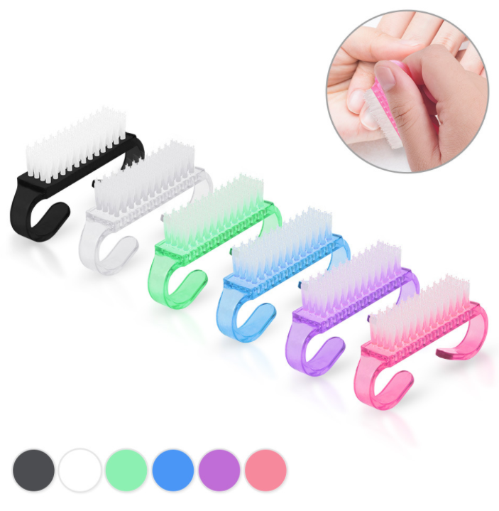 Nail Cleaning Nail Brush Tool File Manicure Pedicure Soft Remove Dust Manicure Tool Clean Brush for Nail Care