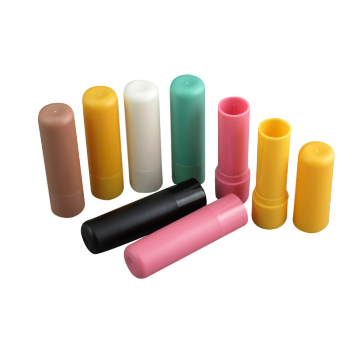 4g 5g Makeup Diy Bottle Lipstick Tube Round Empty Chapstick Container Custom Plastic Lip Balm Tube