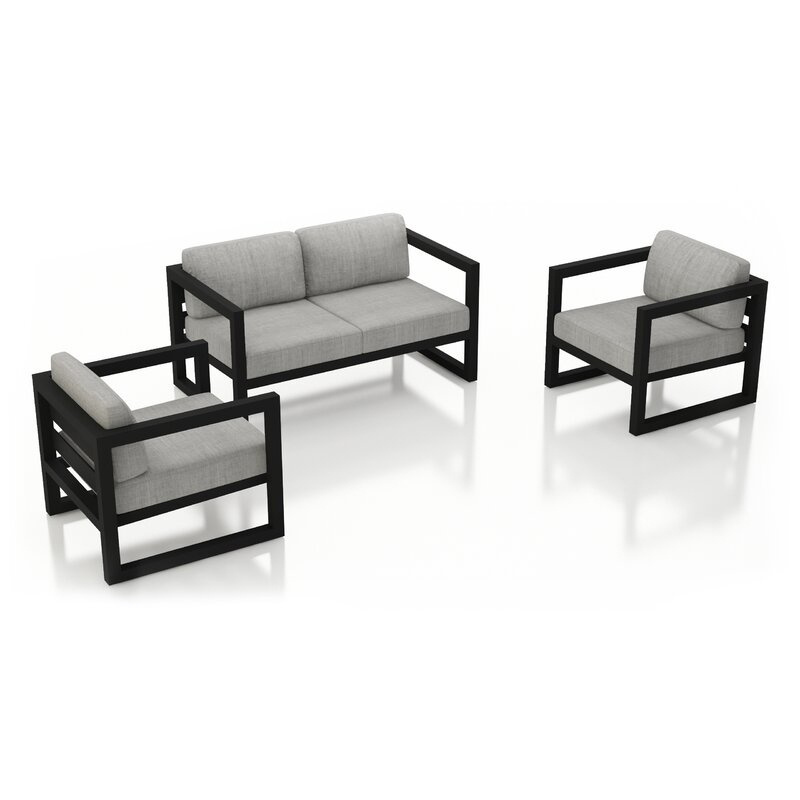 Garden sofa set couch with arm chair outdoor furniture set patio sofa