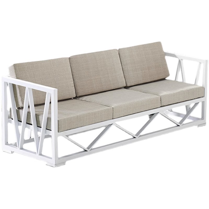 Outdoor furniture sofa set outdoor garden nordic designed modern patio aluminum sofa