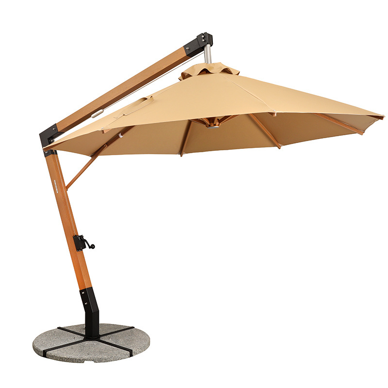 3m outdoor furniture large hanging parasol umbrella garden sun umbrellas