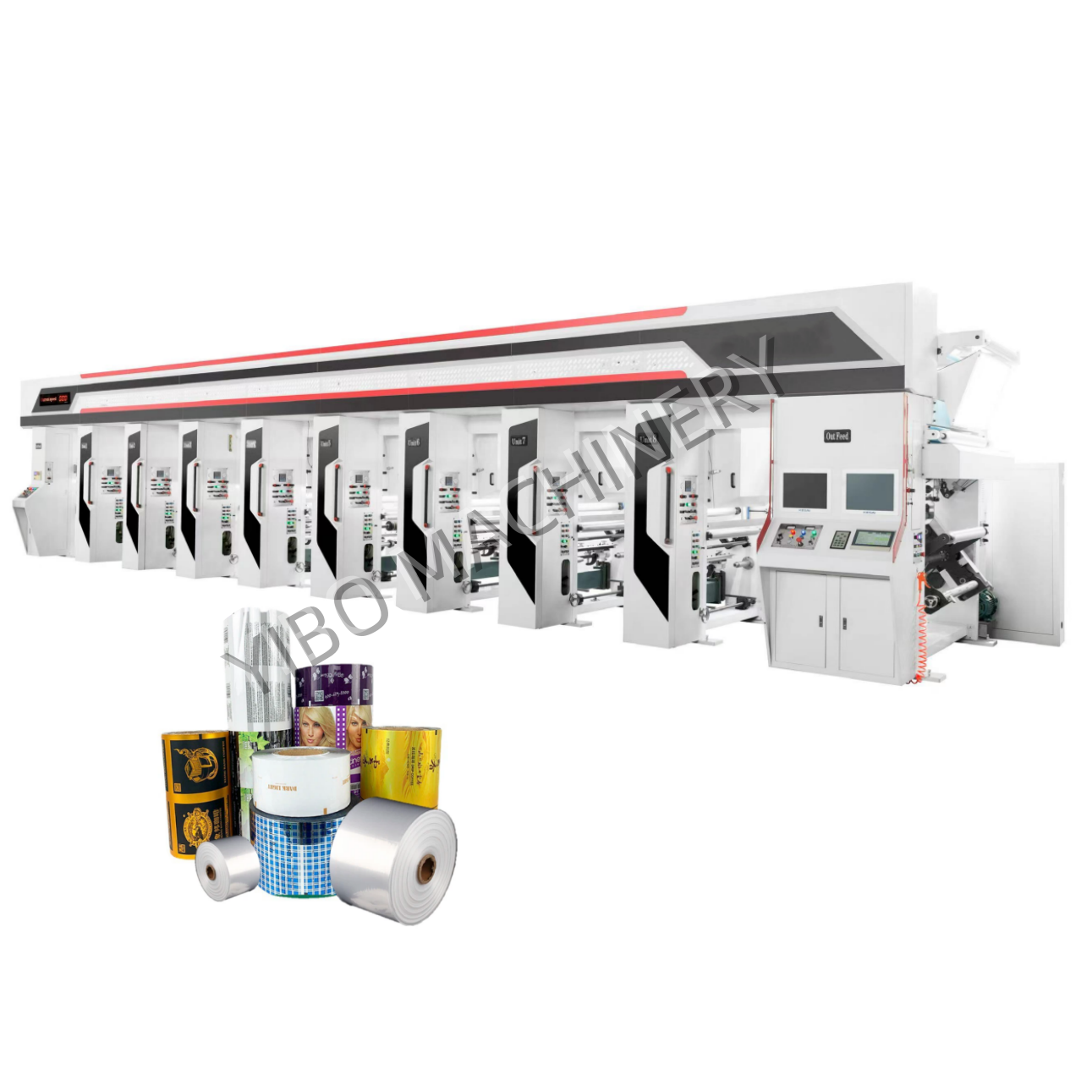 8 Colour Rotogravure Printing Machine Price Gravure Printing Machine Full Auto Nylon PVC Rotogravure Printing Cylinder Engraving