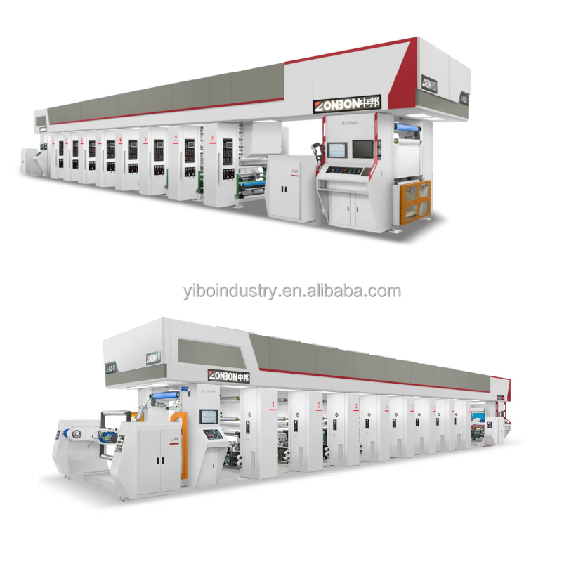 1050mm 8 color High-Speed New Gravure Rotogravure Printing Machine/Press