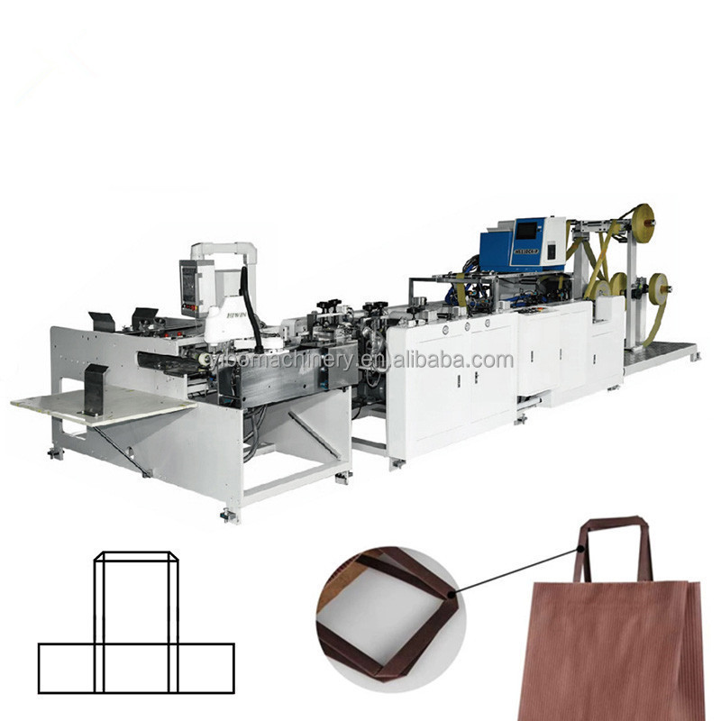 Outline Flat Rope and Twisted Handle Paper Bag Handle Making Machine Paper Bag Handle Machine