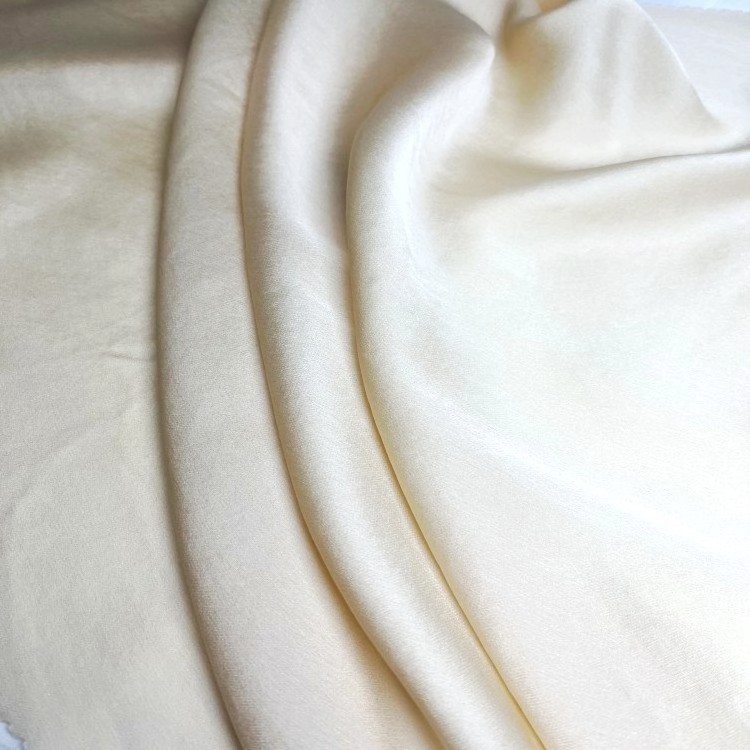 Wholesale Custom Dying19mm Silk Clothing Material 100% Pure Color Mulberry Silk Satin Fabric