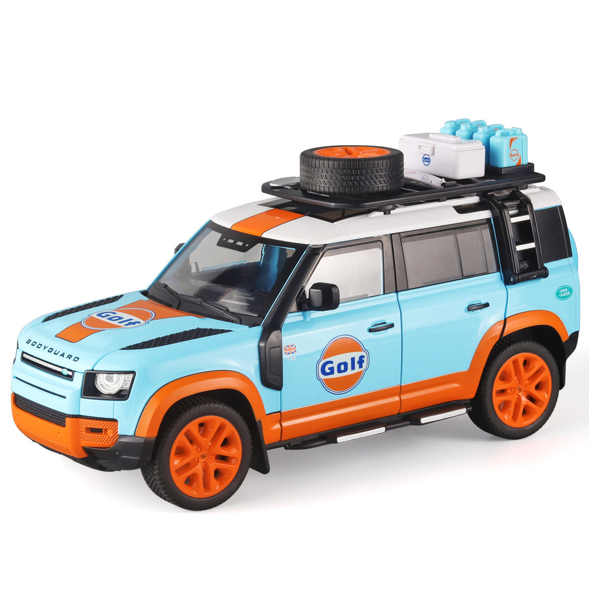 1/18 diecast model cars Land Rover Defender hotwheels off-road Car model metal car toys Ornaments collectibles