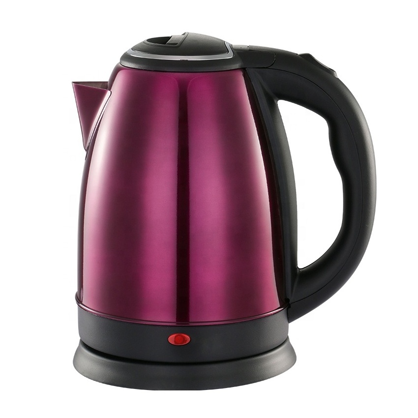 Classic Black Spray Color Electric Kettle of 1.8L 201ss Boil-Dry Protection Jug Kettle OEM Home Appliance Products