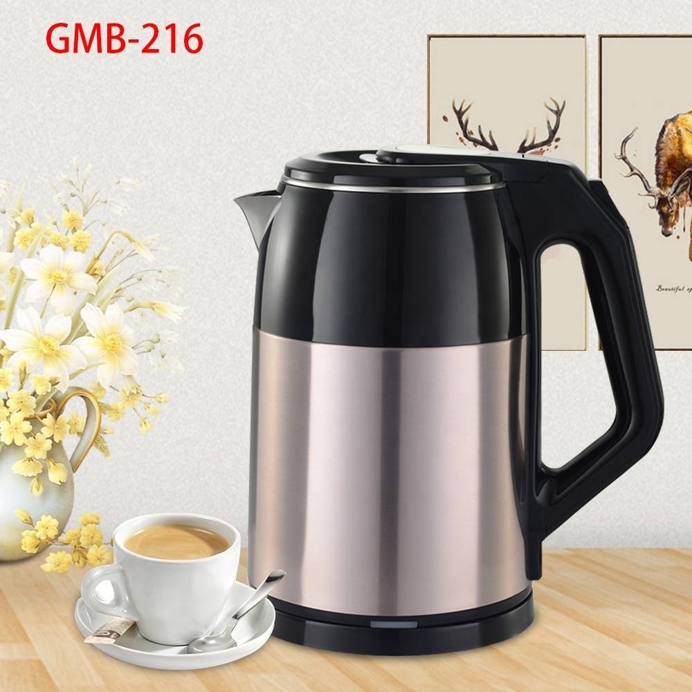 High Quality 1.8  Liter Stainless Steel Electric Kettle Double Wall Milk Boiler Water Kettle Electric