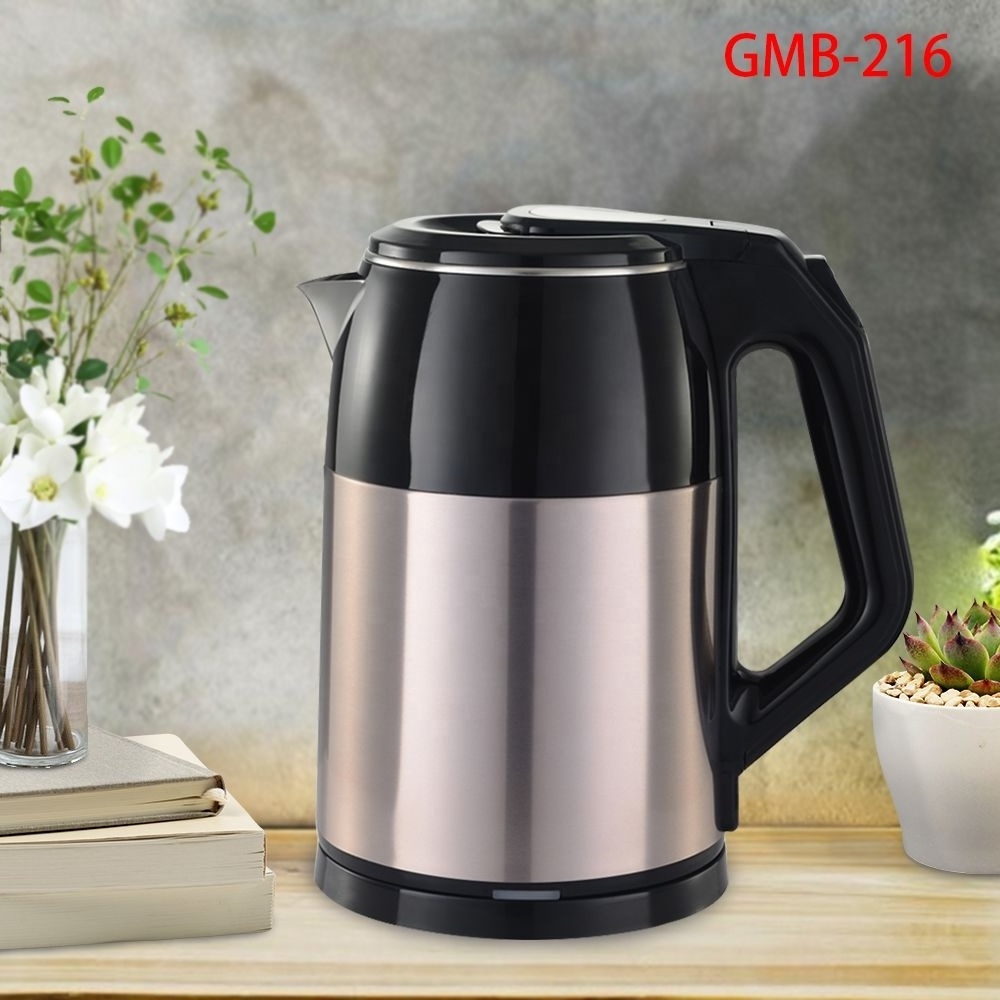 High Quality 1.8  Liter Stainless Steel Electric Kettle Double Wall Milk Boiler Water Kettle Electric