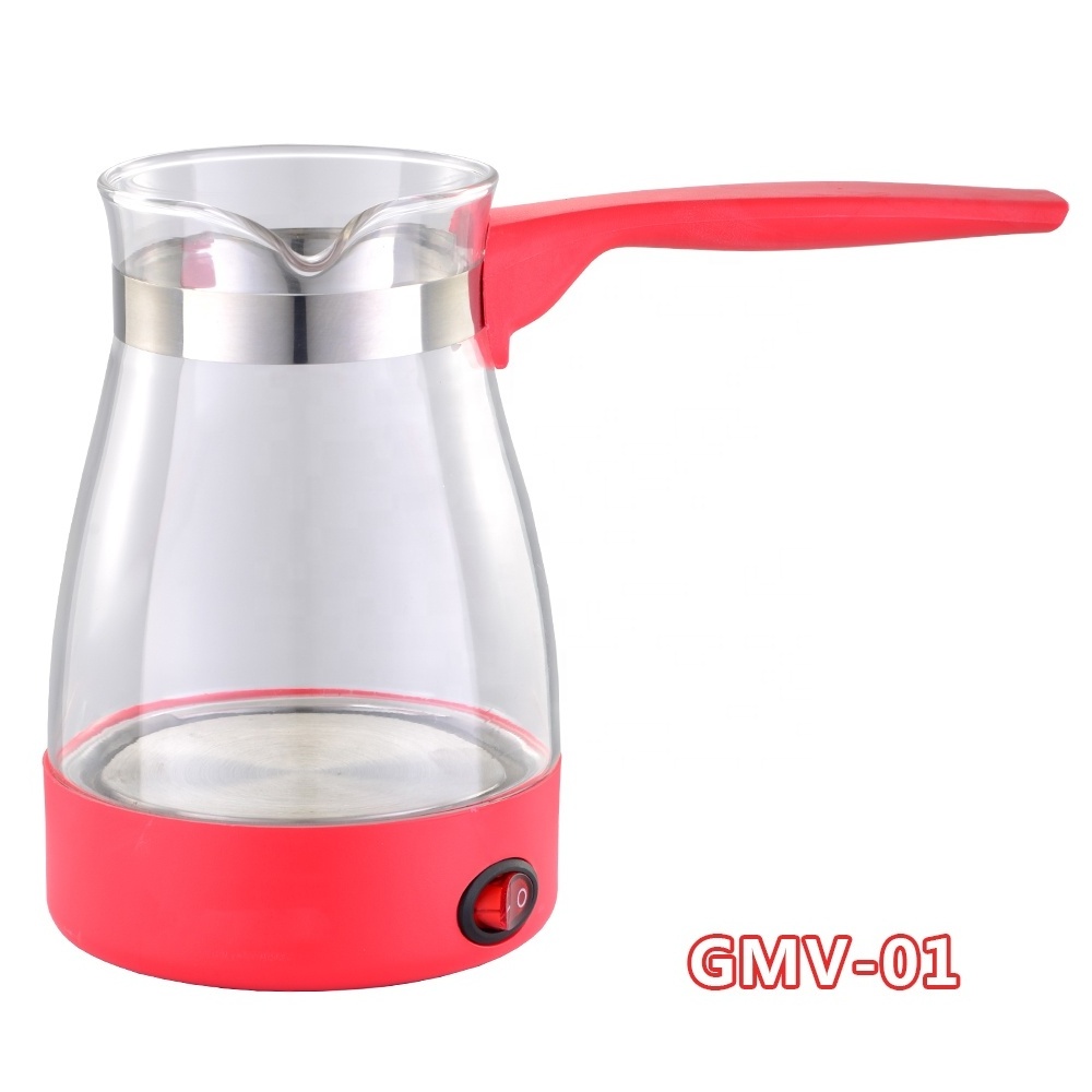 0.5L/600W new arrival Arabian coffee pot,Turkish coffee maker,glass coffee pot GMV-01