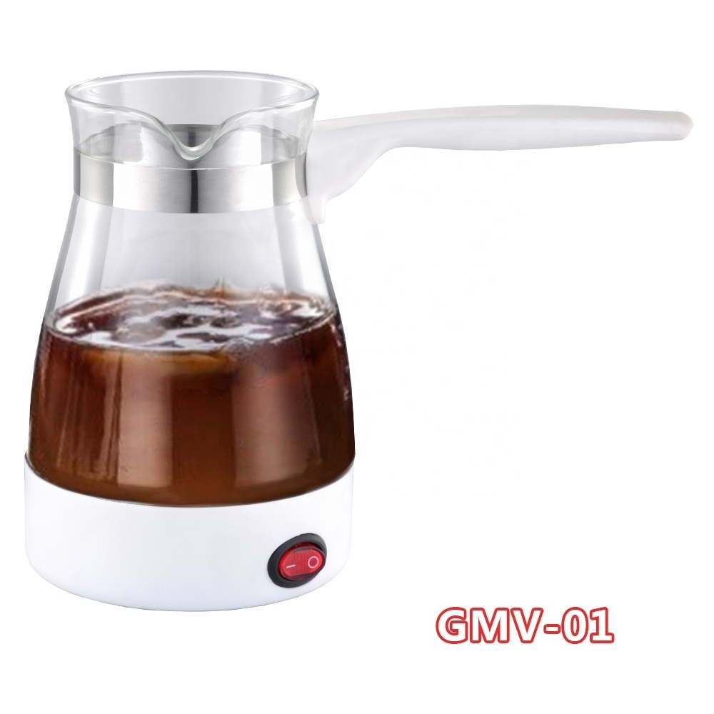 0.5L/600W new arrival Arabian coffee pot,Turkish coffee maker,glass coffee pot GMV-01