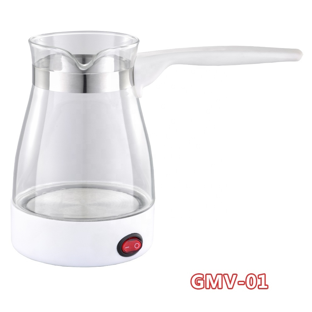 0.5L/600W new arrival Arabian coffee pot,Turkish coffee maker,glass coffee pot GMV-01