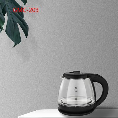 mini kitchen appliance 360 degree cordless blue LED water boiler teapot electric kettle tea 1.0L glass kettle