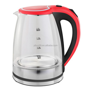 110V 220V Chinese Big Capacity 1.8L Office New Tea Or Coffee Electric Glass Kettle